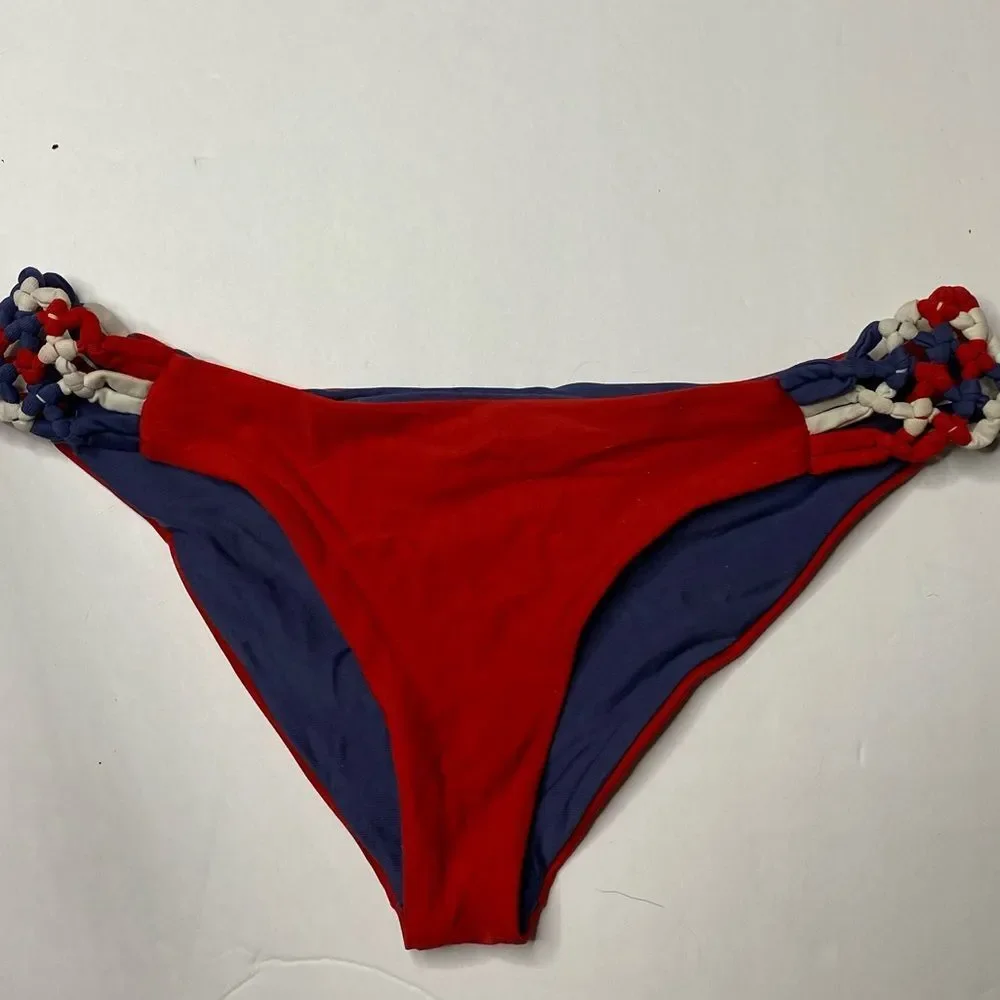 Frankie's Bikinis Braided Bikini Bottoms‎